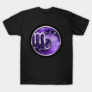 Beautiful Violet Spiral for Nocturne of Scorpio T-Shirt